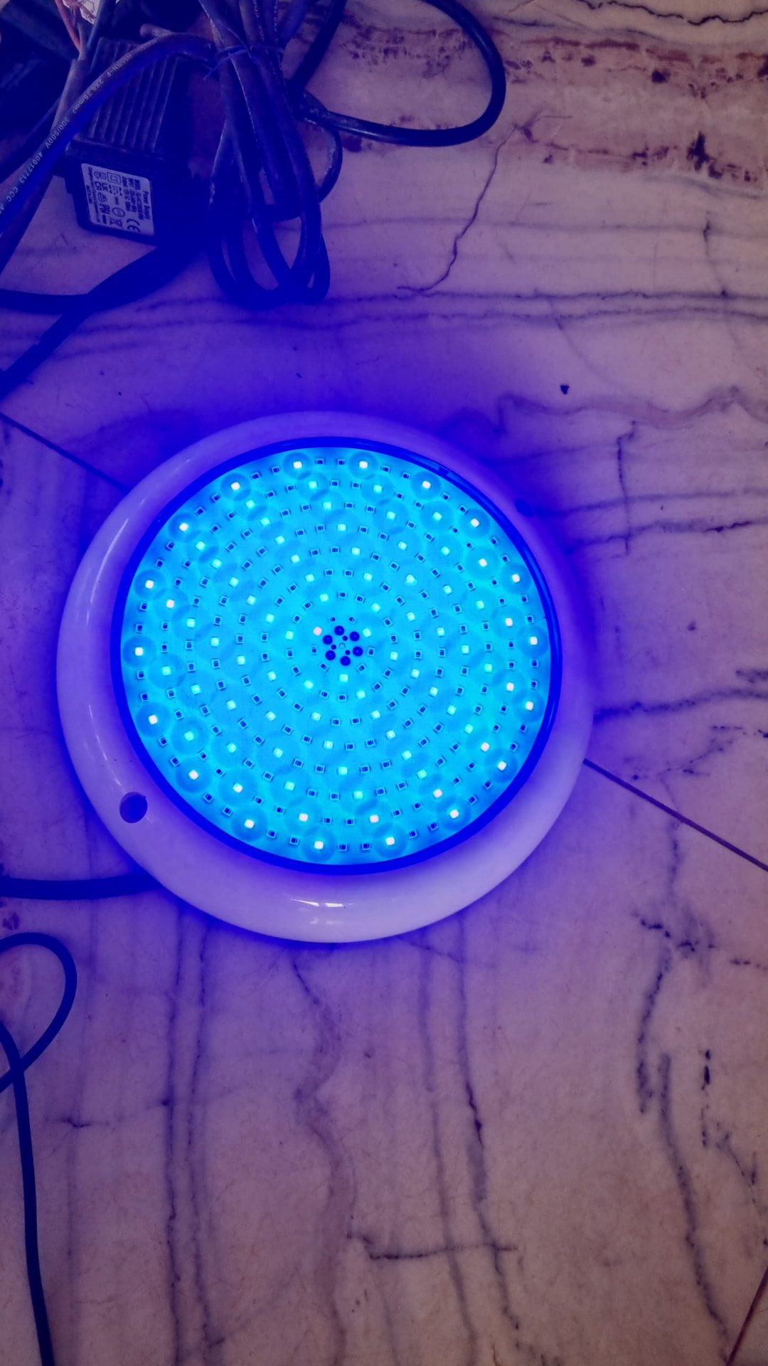 Projecteur LED bleu
